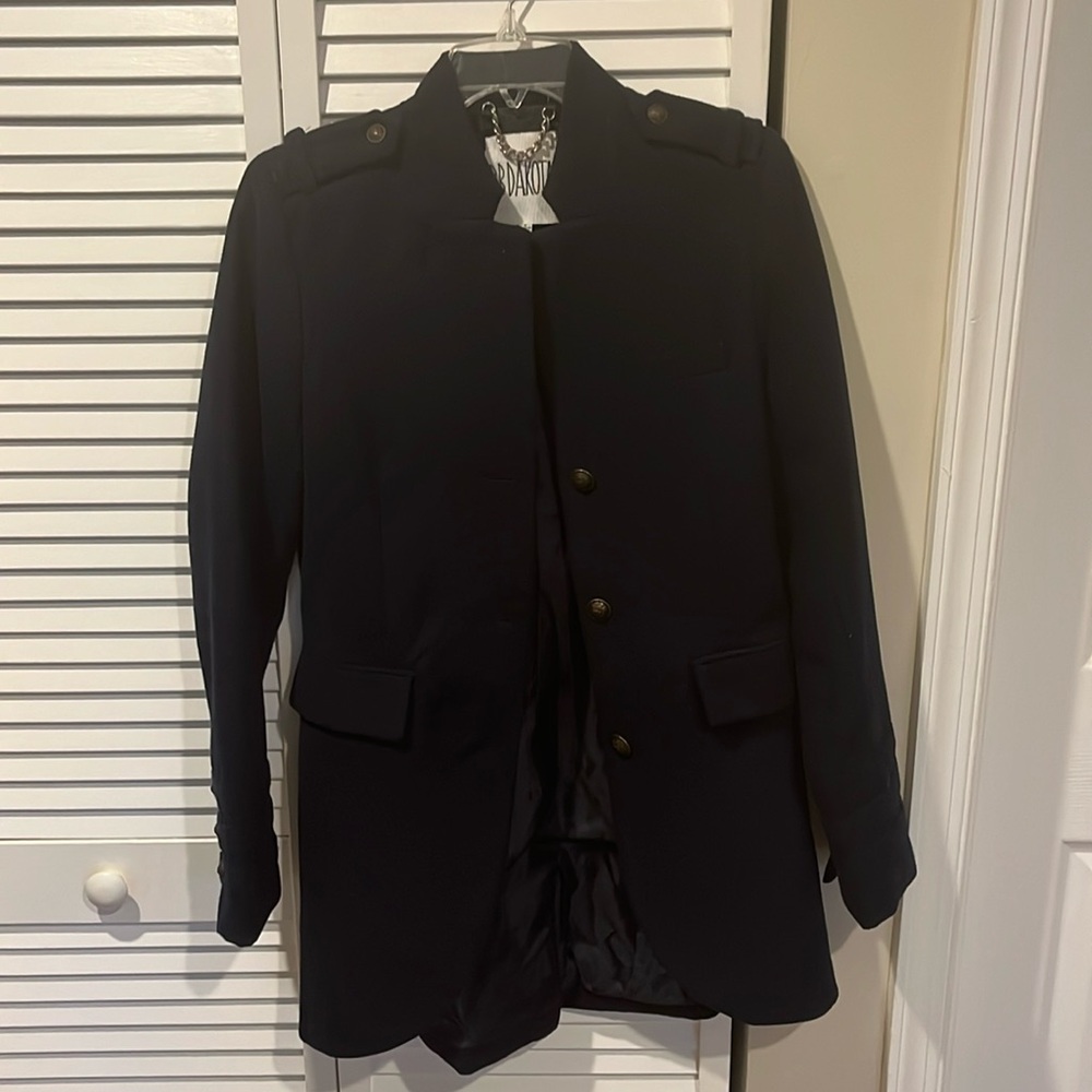 BBDakota military style navy blazer size S in great condition